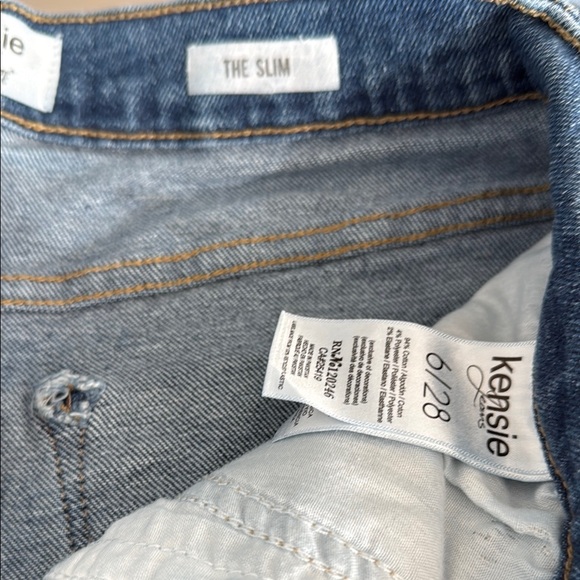 Kensie Light Blue Ankle Jeans - Picture 4 of 4